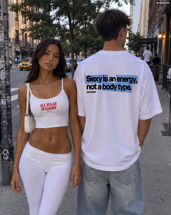 Heavy Oversized Tee - Sexy Is an Energy, Not a Body Type