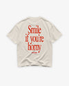 Heavy Oversized Tee - Smile, If You’re Horny