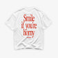 Heavy Oversized Tee - Smile, If You’re Horny