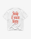 Heavy Oversized Tee - Smile, If You’re Horny
