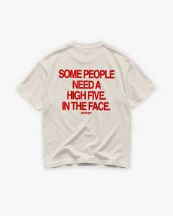 Heavy Oversized Tee - Some People Need A High Five