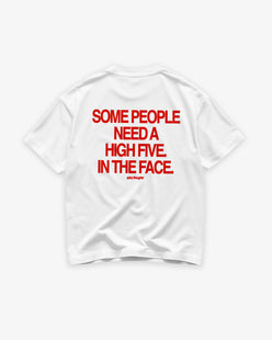 Heavy Oversized Tee - Some People Need A High Five