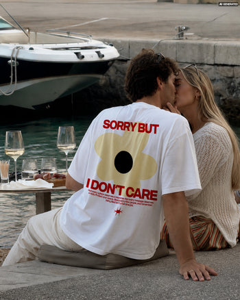 Heavy Oversized Tee - Sorry But I Don’t Care