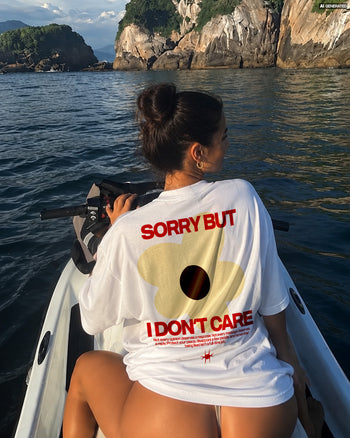 Heavy Oversized Tee - Sorry But I Don’t Care