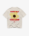 Heavy Oversized Tee - Sorry But I Don’t Care