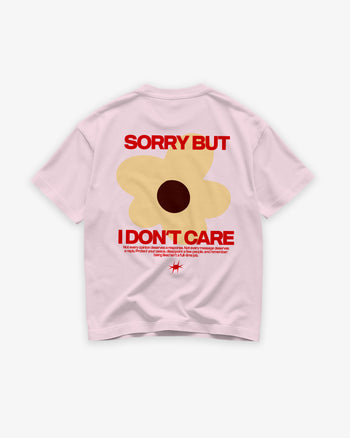 Heavy Oversized Tee - Sorry But I Don’t Care