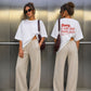 Heavy Oversized Tee - Sorry, I only date funny guys