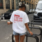 Heavy Oversized Tee - Sorry, I only date funny guys