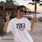 Heavy Oversized Tee - Fuck texting. I want you here.