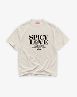 Heavy Oversized Tee - Fuck texting. I want you here.