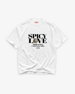 Heavy Oversized Tee - Fuck texting. I want you here.