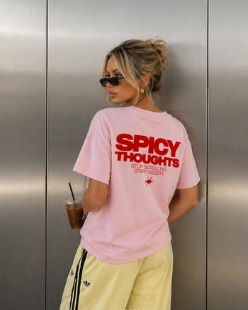 Heavy Oversized Tee - Stop Scrolling. Start Kissing.