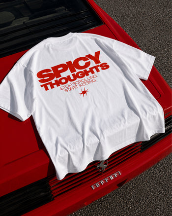 Heavy Oversized Tee - Stop Scrolling. Start Kissing.