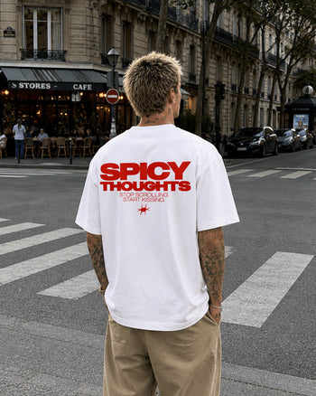 Heavy Oversized Tee - Stop Scrolling. Start Kissing.