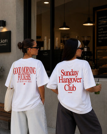 Heavy Oversized Tee - Sunday Hangover Club