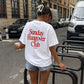 Heavy Oversized Tee - Sunday Hangover Club