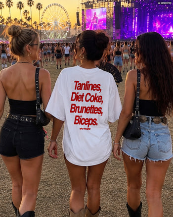 Heavy Oversized Tee - Tanlines, Diet Coke, Brunettes, Biceps.