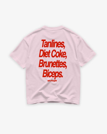 Heavy Oversized Tee - Tanlines, Diet Coke, Brunettes, Biceps.