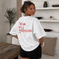 Heavy Oversized Tee - Tell Him He’s A Hurensohn