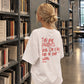 Heavy Oversized Tee - Tell your parents that I’m a big fan of their work