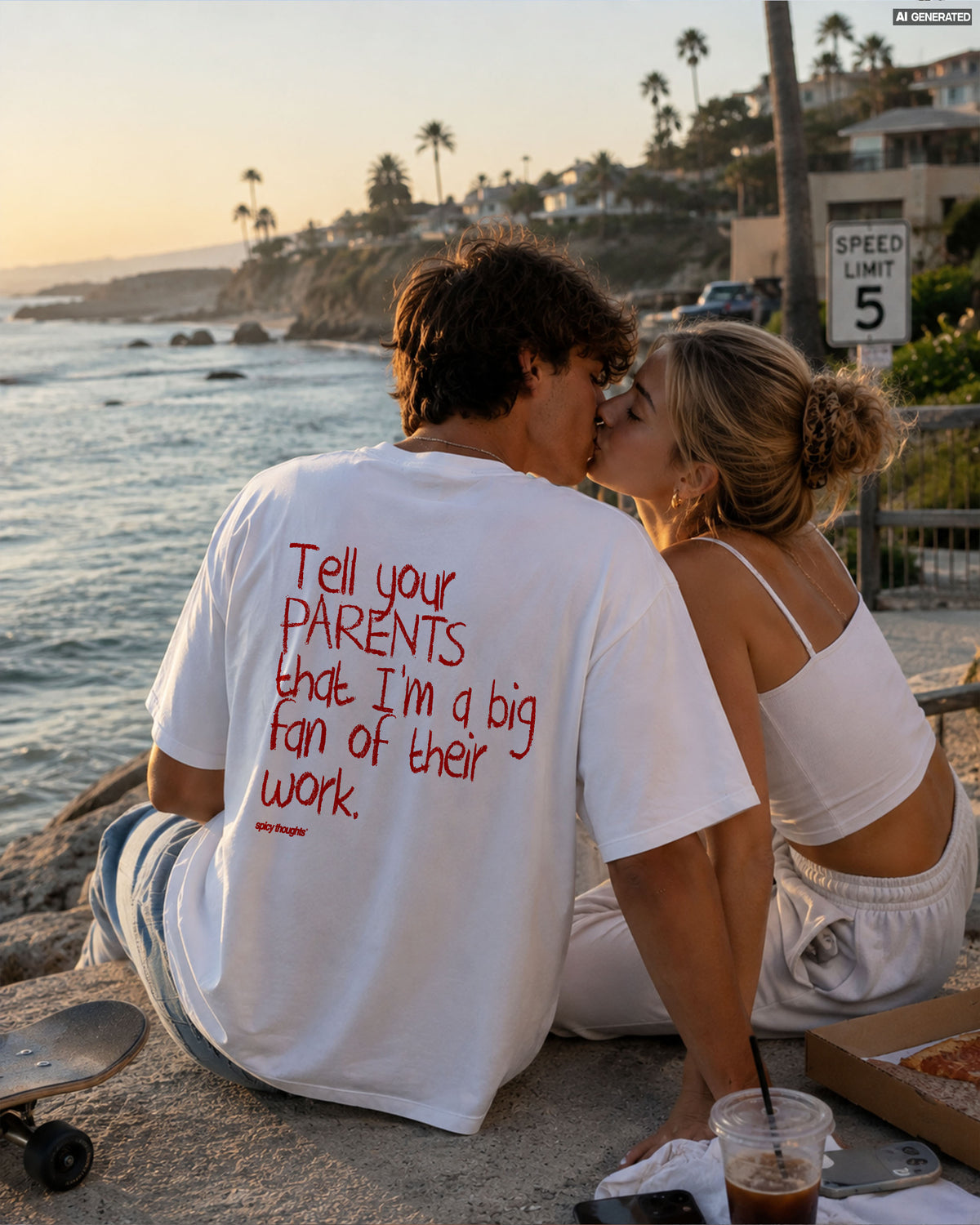 Heavy Oversized Tee - Tell your parents that I’m a big fan of their work