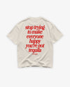Heavy Oversized Tee - You’re Not Tequila