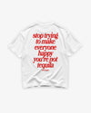 Heavy Oversized Tee - You’re Not Tequila