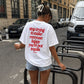 Heavy Oversized Tee - You’re Not Tequila