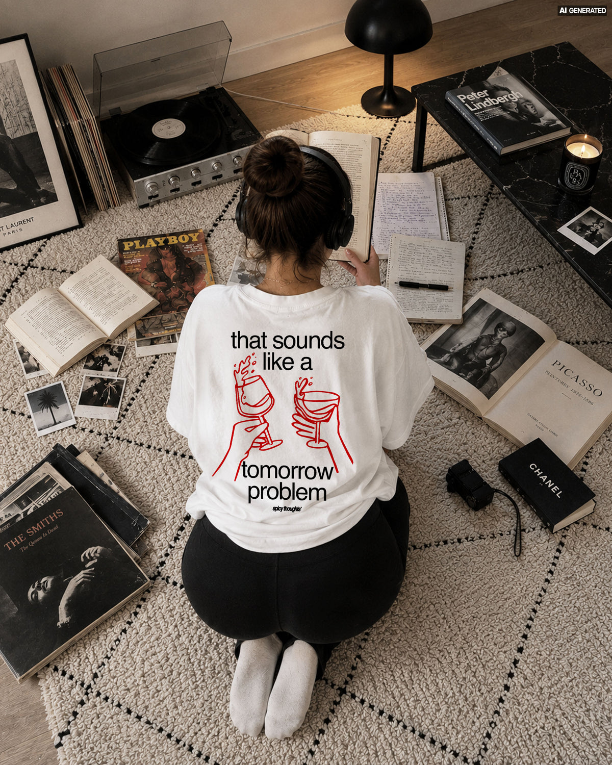 Heavy Oversized Tee - That Sounds Like a Tomorrow Problem