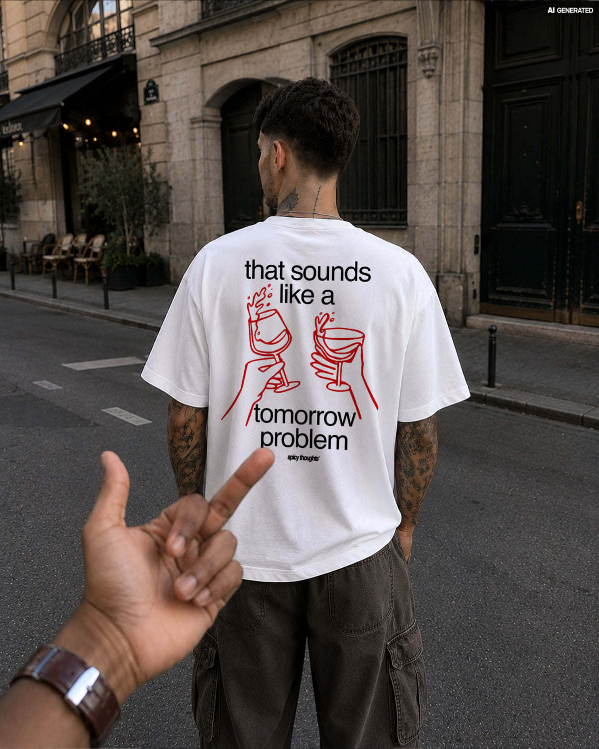 Heavy Oversized Tee - That Sounds Like a Tomorrow Problem