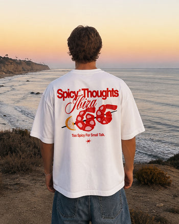 Heavy Oversized Tee - Too Spicy For Small Talk