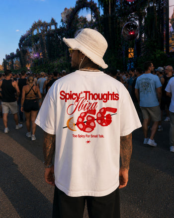 Heavy Oversized Tee - Too Spicy For Small Talk