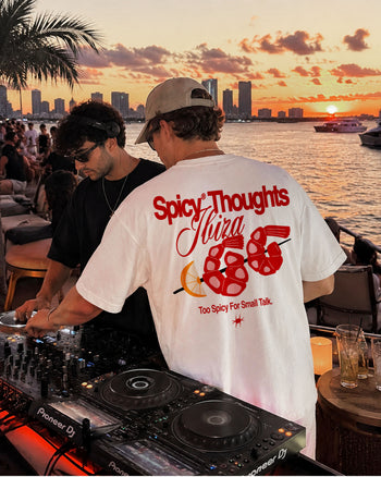 Heavy Oversized Tee - Too Spicy For Small Talk