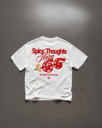 Heavy Oversized Tee - Too Spicy For Small Talk