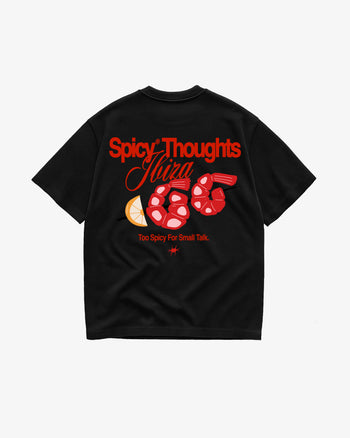 Heavy Oversized Tee - Too Spicy For Small Talk