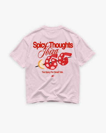 Heavy Oversized Tee - Too Spicy For Small Talk
