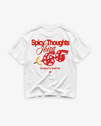 Heavy Oversized Tee - Too Spicy For Small Talk