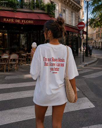 Heavy Oversized Tee - I Know I Can Treat You Better