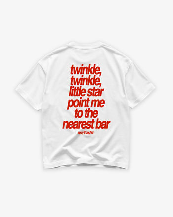 Heavy Oversized Tee - Twinkle Twinkle Little Star