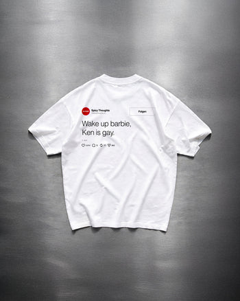 Heavy Oversized Tee - Wake Up Barbie "Feed"