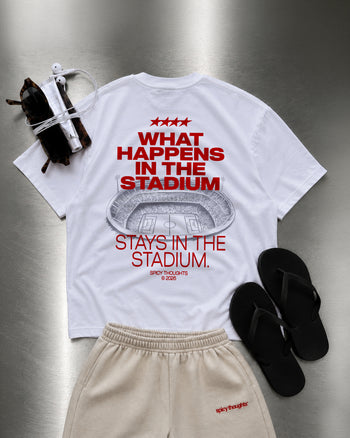 Heavy Oversized Tee - What Happens In The Stadium