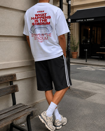 Heavy Oversized Tee - What Happens In The Stadium