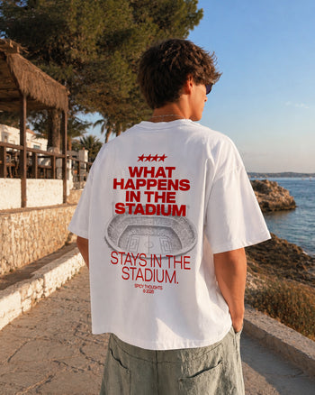 Heavy Oversized Tee - What Happens In The Stadium