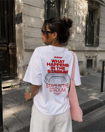Heavy Oversized Tee - What Happens In The Stadium