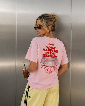 Heavy Oversized Tee - What Happens In The Stadium