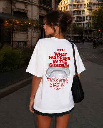 Heavy Oversized Tee - What Happens In The Stadium