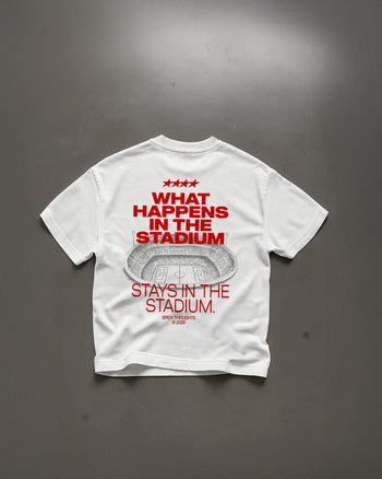 Heavy Oversized Tee - What Happens In The Stadium