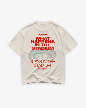 Heavy Oversized Tee - What Happens In The Stadium