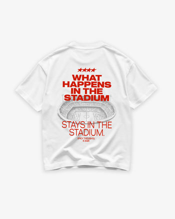 Heavy Oversized Tee - What Happens In The Stadium