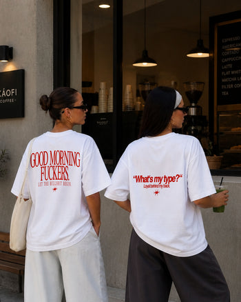 Heavy Oversized Tee - What’s My Type?